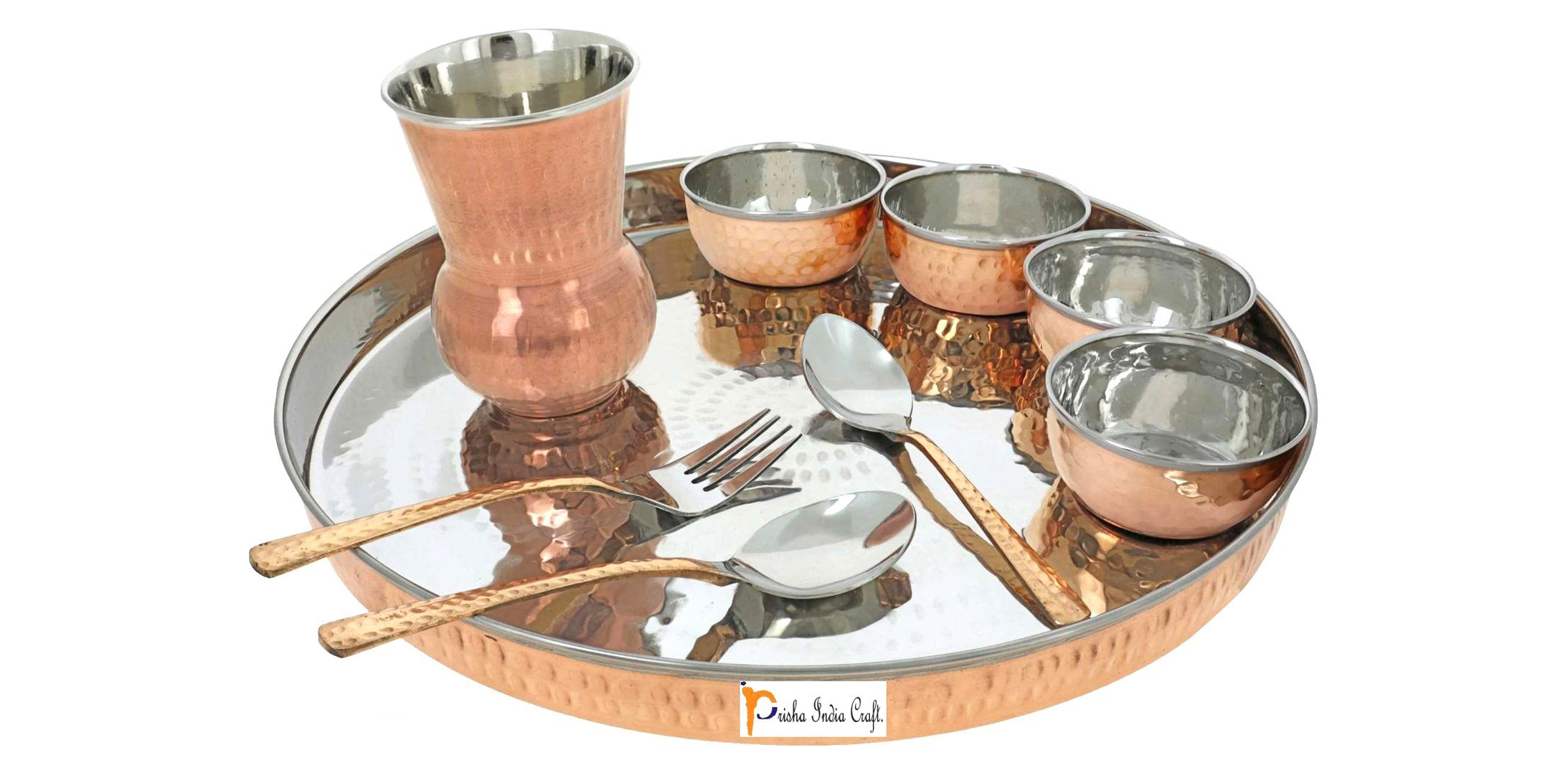 Buy Online Prisha India Craft Digital Printed Pure Copper Water